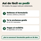 Cómo pedir: rellenas el formulario, te la enviamos gratis y pagas al recibirla