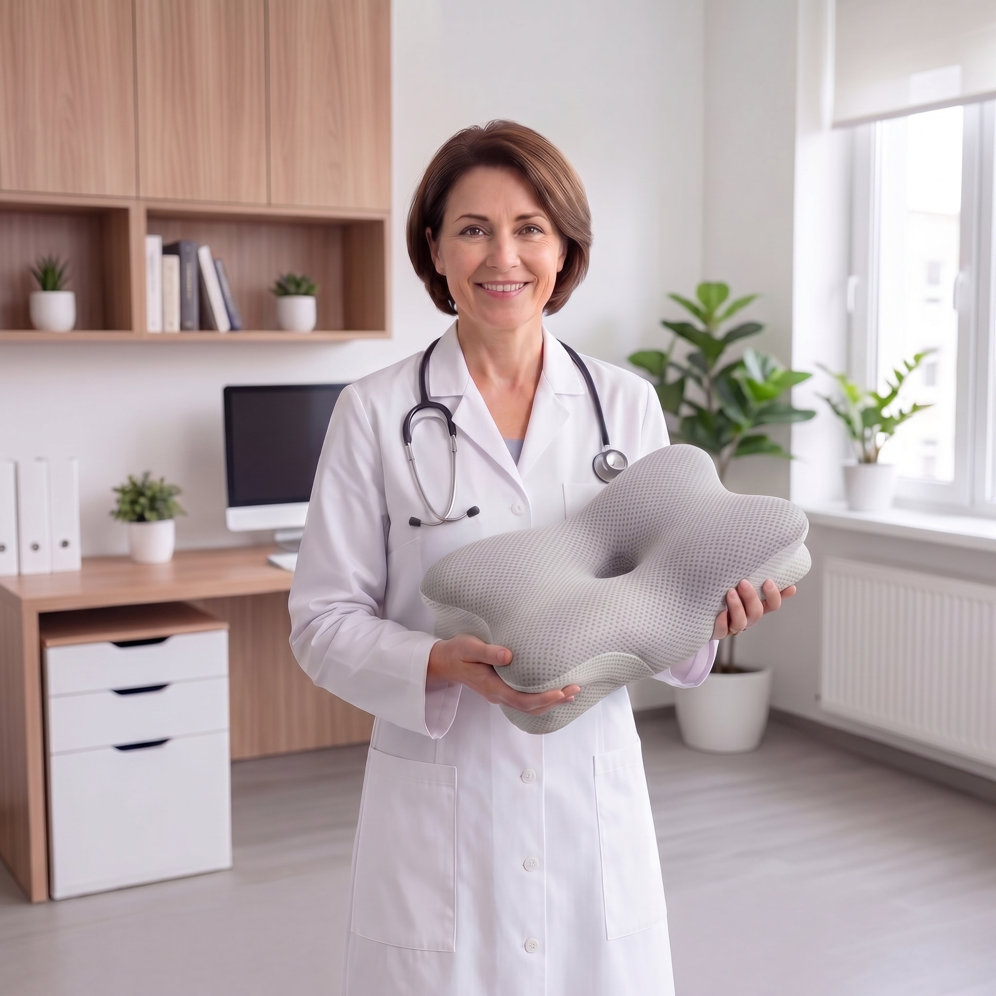 Almohada Ergonómica Cervical  · Adiós Al Dolor De Cuello
